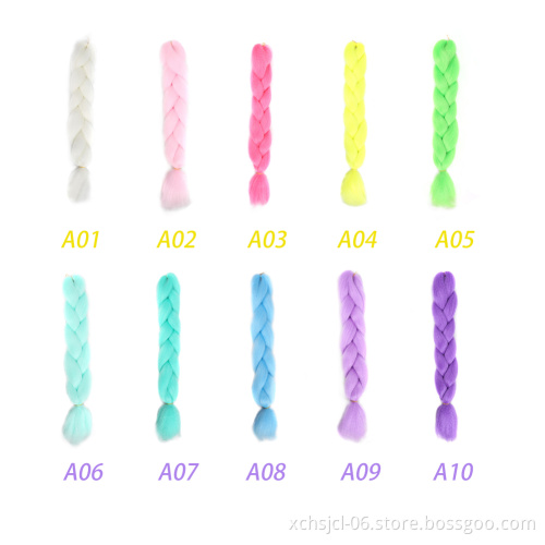 2021 Hot selling braiding hair raw material jumbo braid synthetic braiding hair